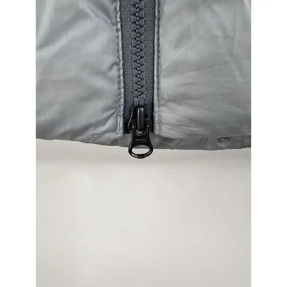 Men's Medium Jordan 550 Fill Down Vest‎ Gray Full Zip 682805 012 Zip Pockets